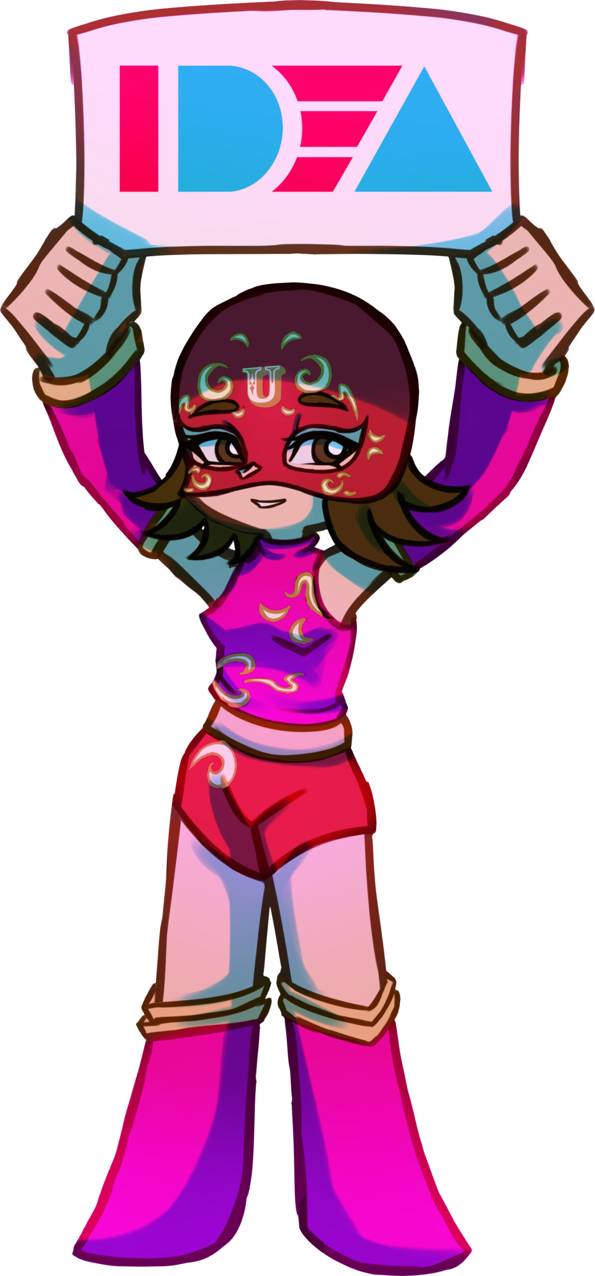 luchadora_sticker